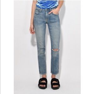 GRLFRND Naomi 'I will survive' Knee Ripped Distresses Jeans